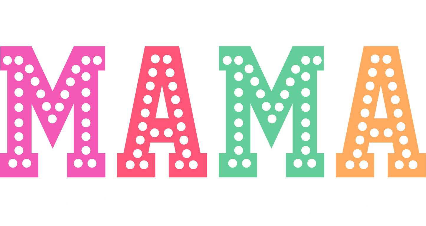 Mama, Gigi, Grandma or Granny w/kids sleeve