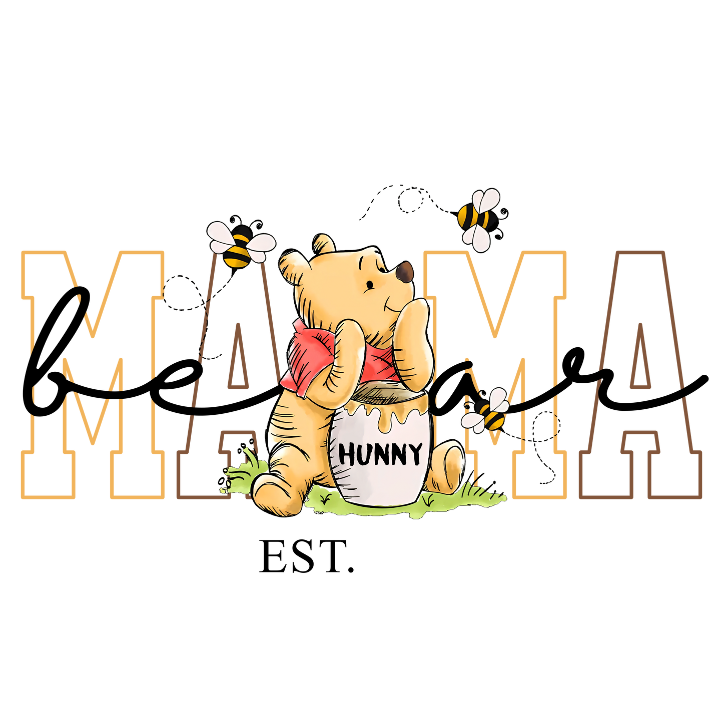 Mama Winnie the Pooh (customizable)