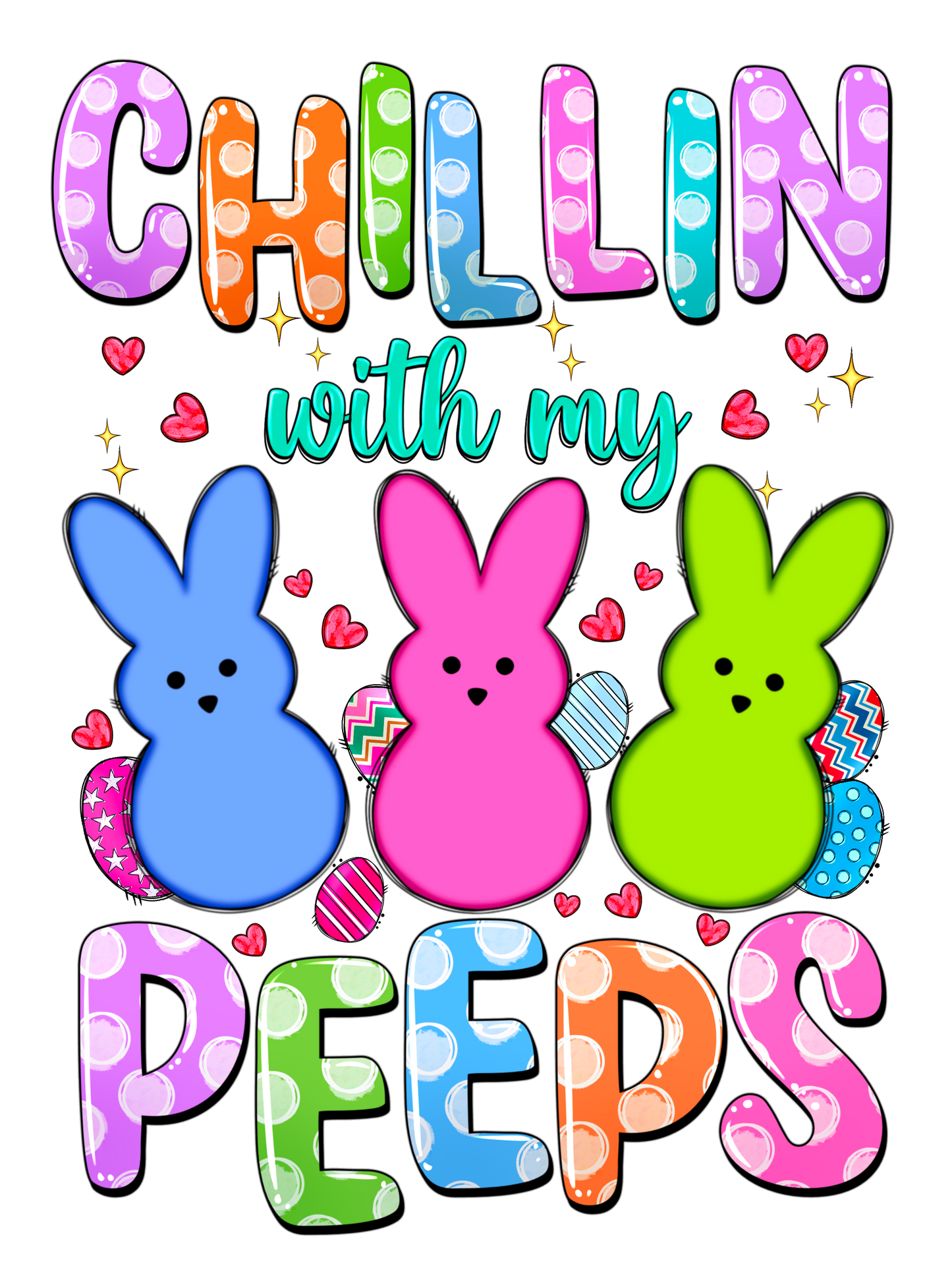 Easter Chilling with my Peeps (Pastel)