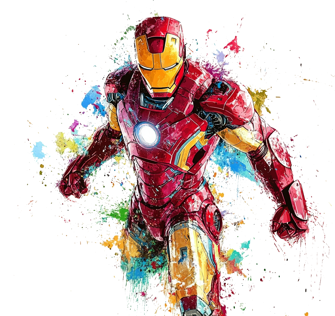 Iron Man Watercolor
